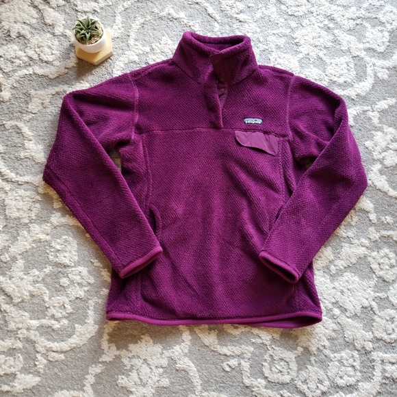 Patagonia Tops - Patagonia Snap Retool Violet Red Magenta Medium